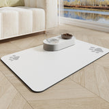 White colour feding mat